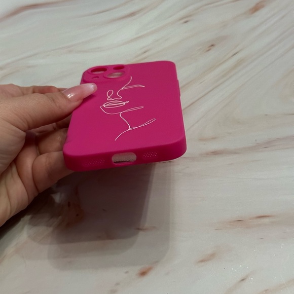 Pink Face iPhone 13 Mini Case - Picture 2 of 4